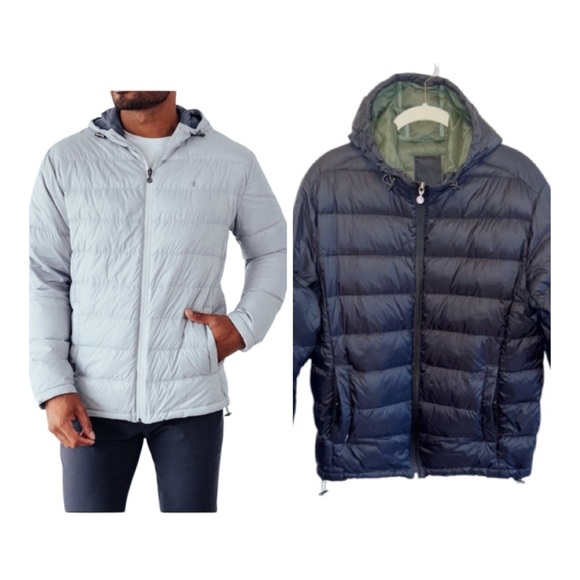 Linksoul Down Mens Kirkwall Black Hoodie Jacket Twilight Jacket Sz Small Golf - Picture 1 of 12